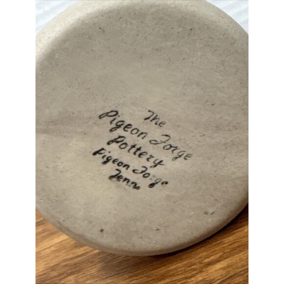 Vintage Pigeon Forge Pottery Coffee Cup Mug Dogwood Flower Clear Glaze - Picture 3 of 7